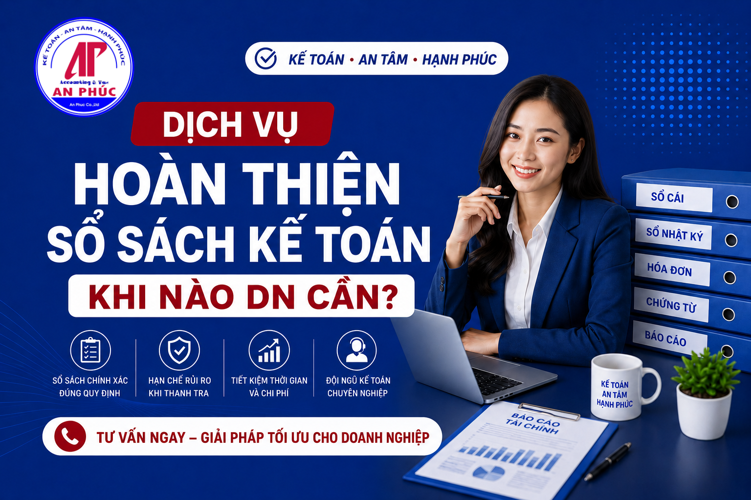 Dịch vụ hoàn thành sổ sách kế toán