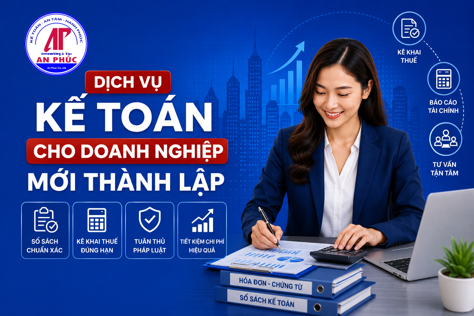 Dịch vụ kế toán cho doanh nghiệp mới thành lập